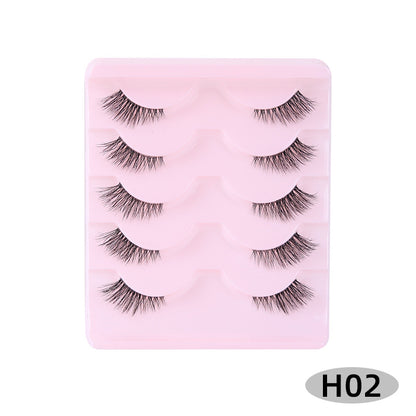 Half-eye cat-eye false eyelashes