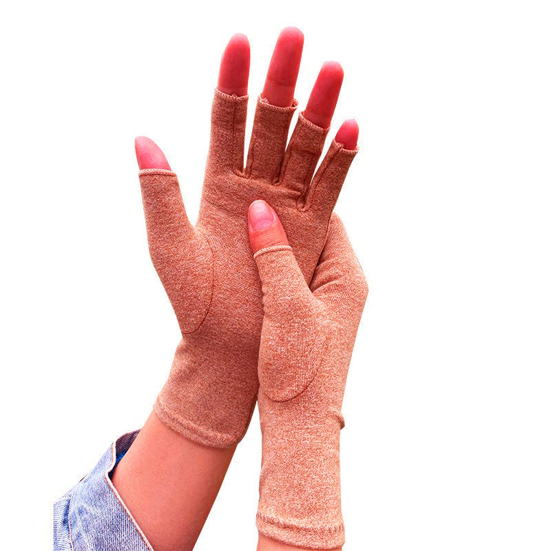 Half-finger compression glove