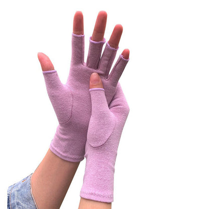 Half-finger compression glove