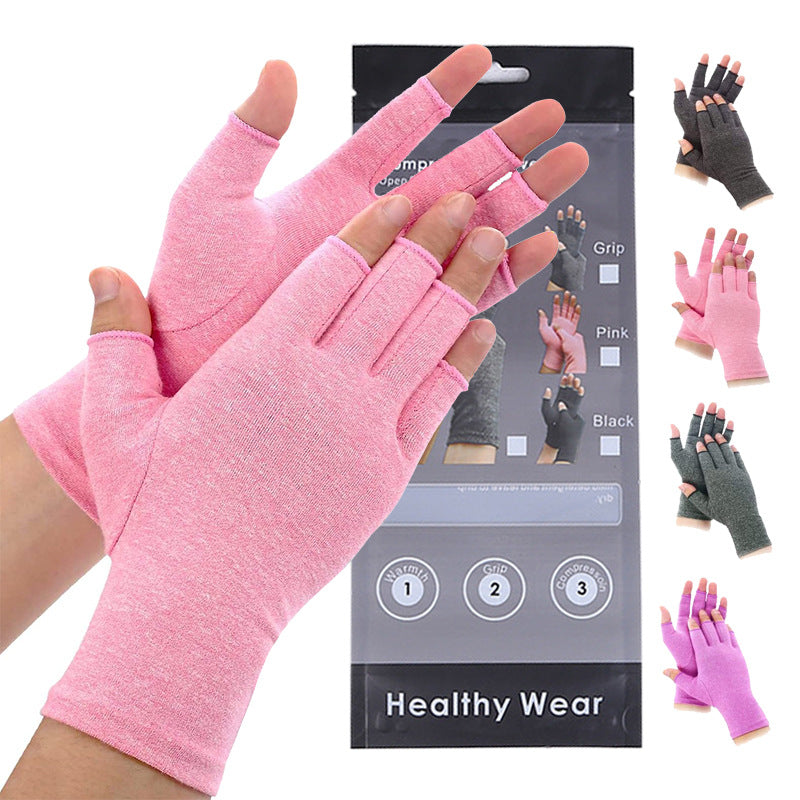 Half-finger compression glove