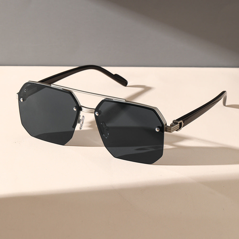 Half-Frame Driving Sunglasses