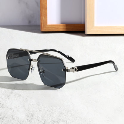Half-Frame Driving Sunglasses