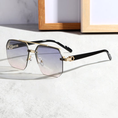 Half-Frame Driving Sunglasses