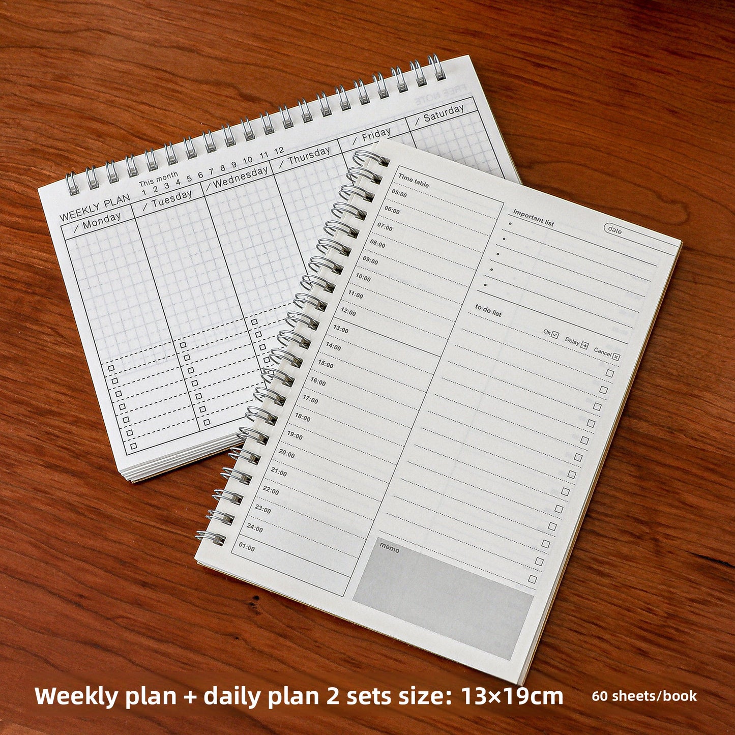 Half Ink Calendar Style Planner