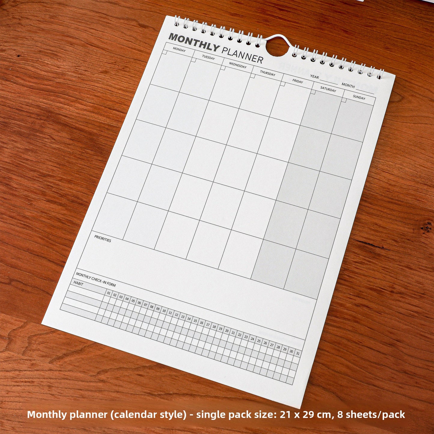 Half Ink Calendar Style Planner