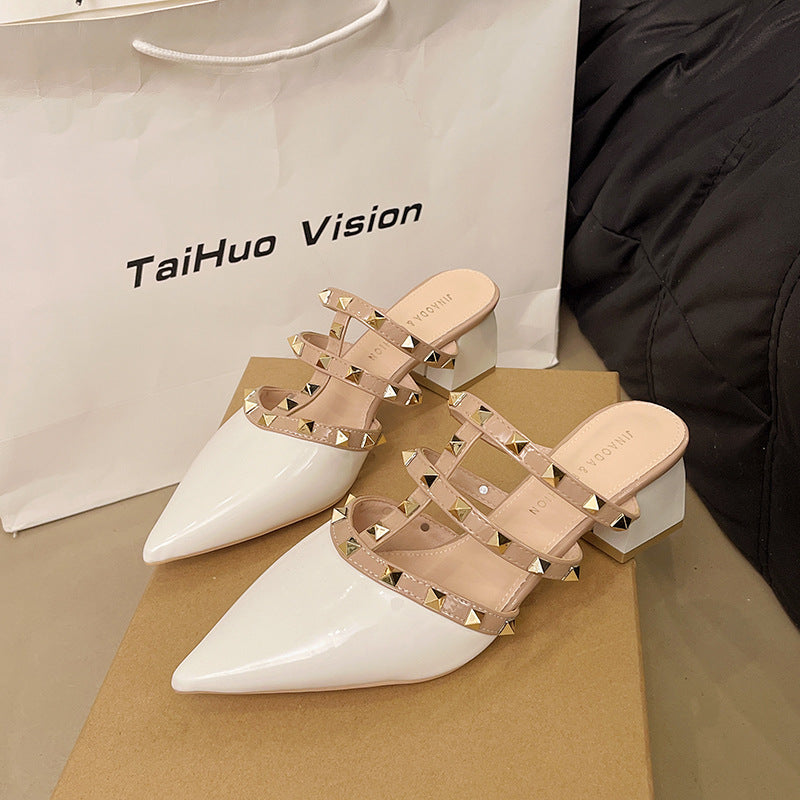 Half-length ankle strap sandals