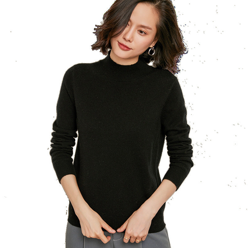 Half-neck base top for ladies