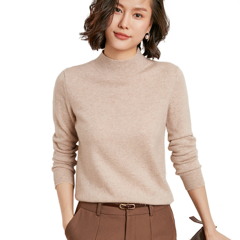 Half-neck base top for ladies