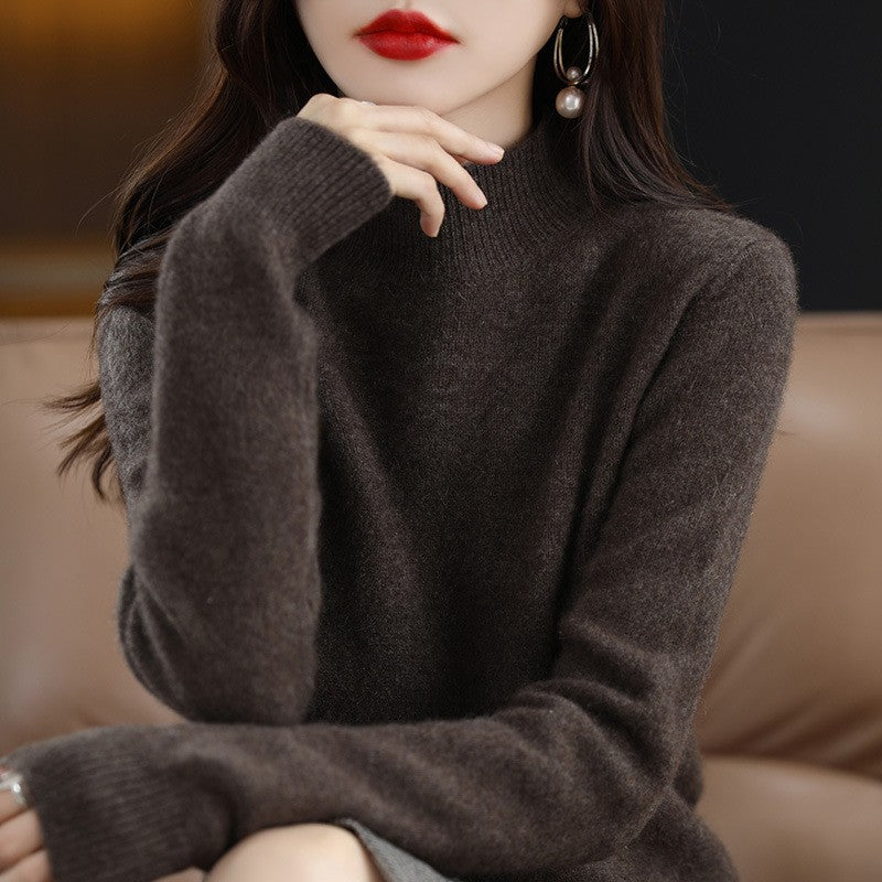 Half-neck base top for ladies