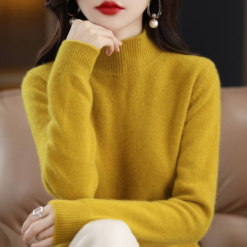 Half-neck base top for ladies