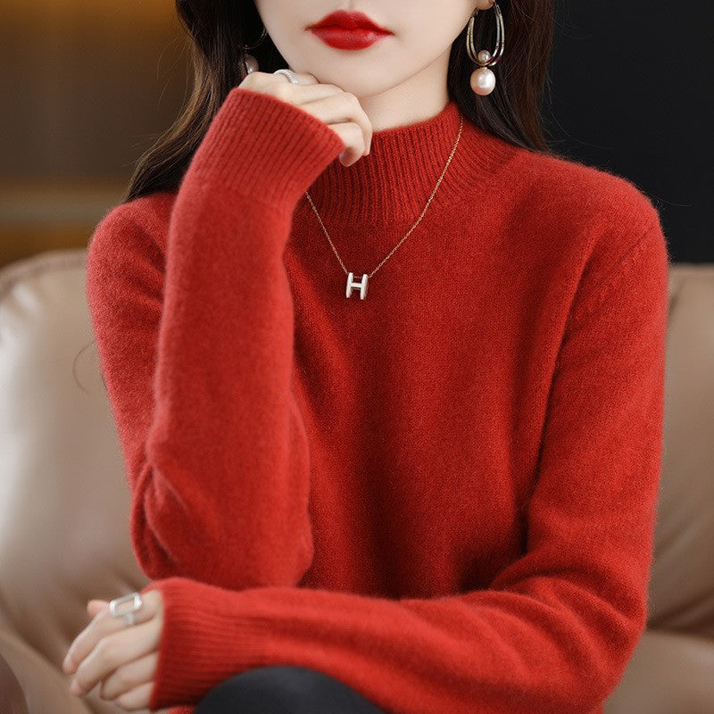 Half-neck base top for ladies