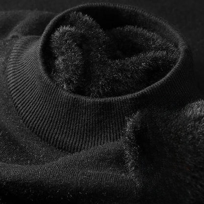 Half-neck knitted sweater