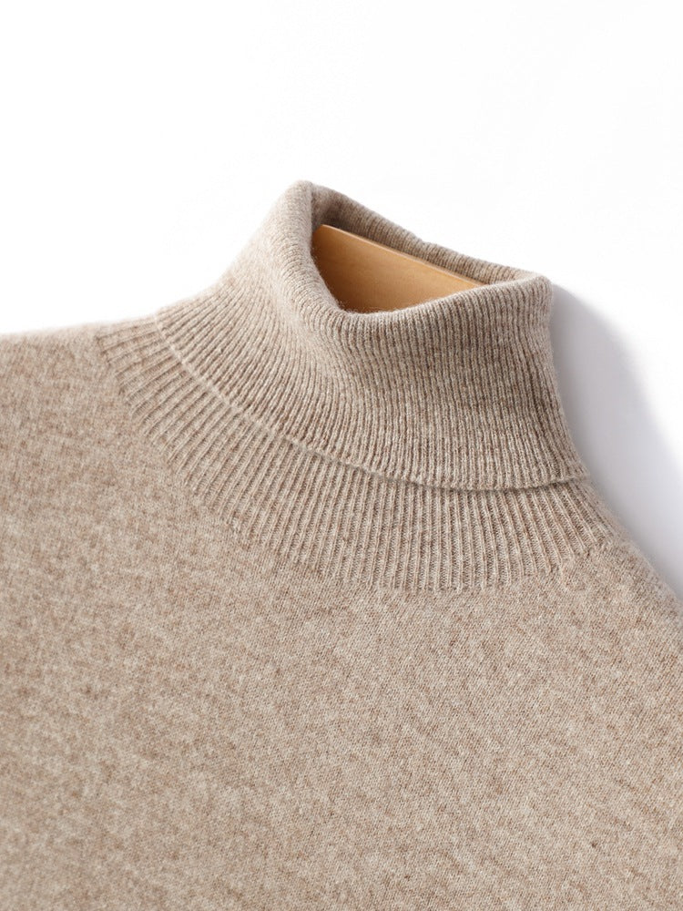 Half-neck wool sweater