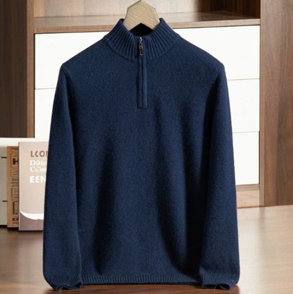 Half-Zip Cashmere Sweater Mens Knitwear