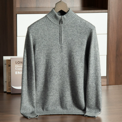 Half-Zip Cashmere Sweater Mens Knitwear