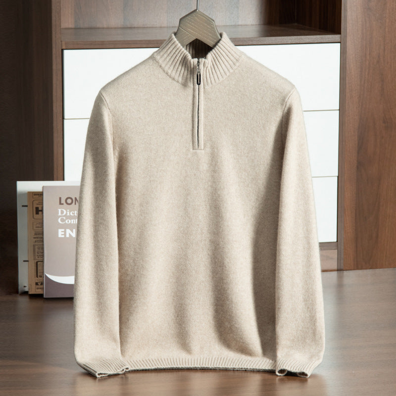 Half-Zip Cashmere Sweater Mens Knitwear