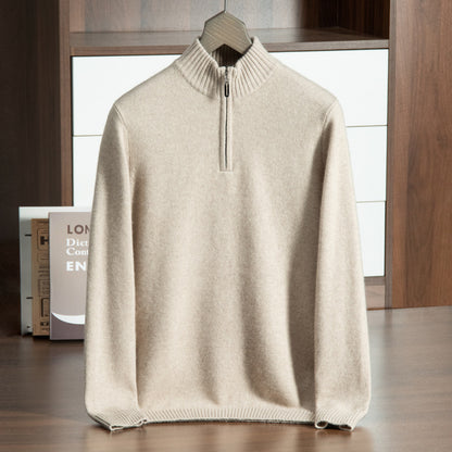 Half-Zip Cashmere Sweater Mens Knitwear