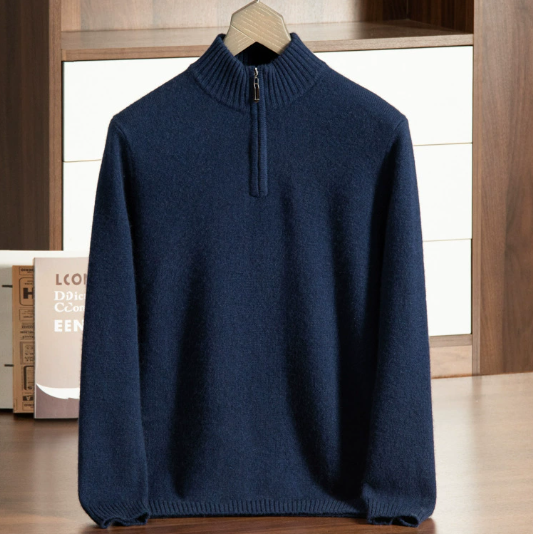Half-Zip Cashmere Sweater Mens Knitwear