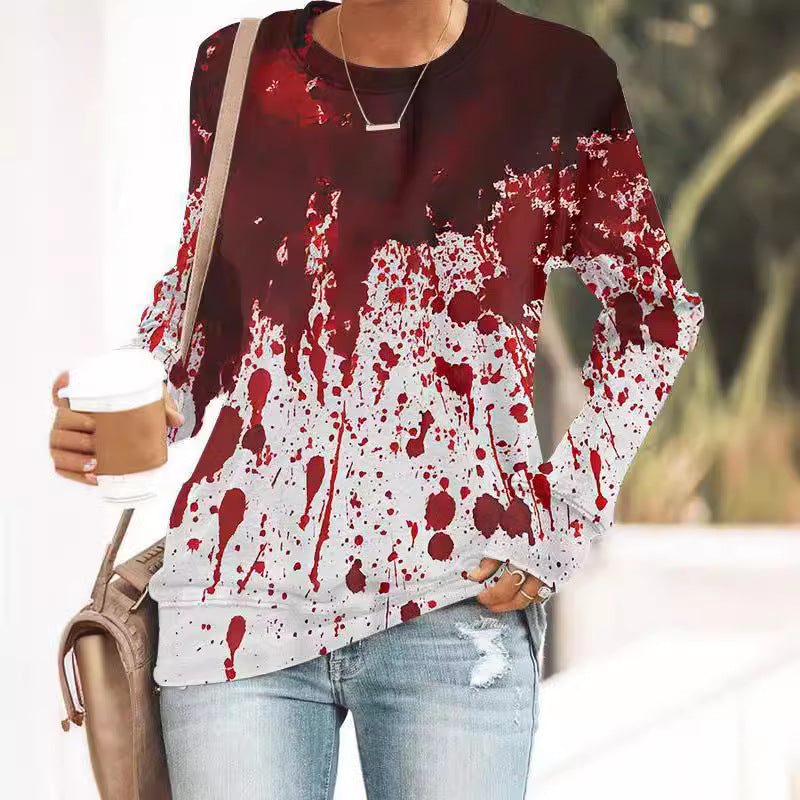 Halloween 3D Printed Pullover Sweatshirt