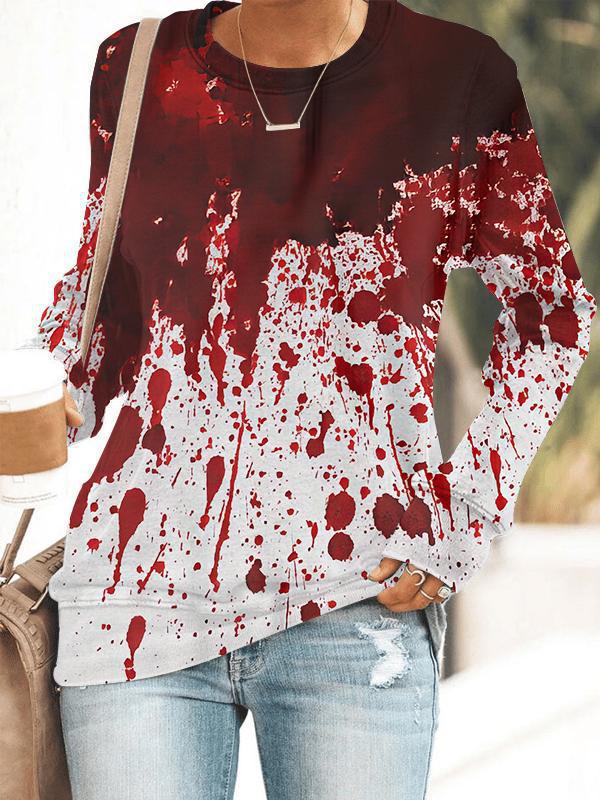 Halloween 3D Printed Pullover Sweatshirt