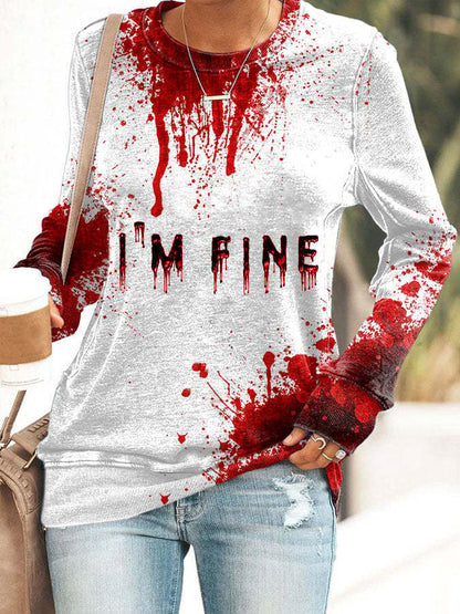 Halloween 3D Printed Pullover Sweatshirt