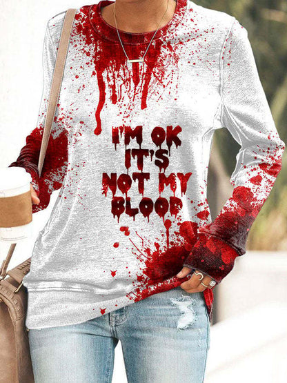 Halloween 3D Printed Pullover Sweatshirt
