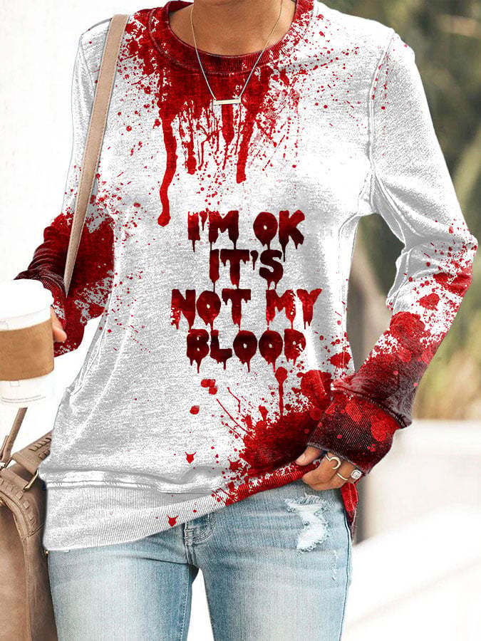 Halloween 3D Printed Pullover Sweatshirt