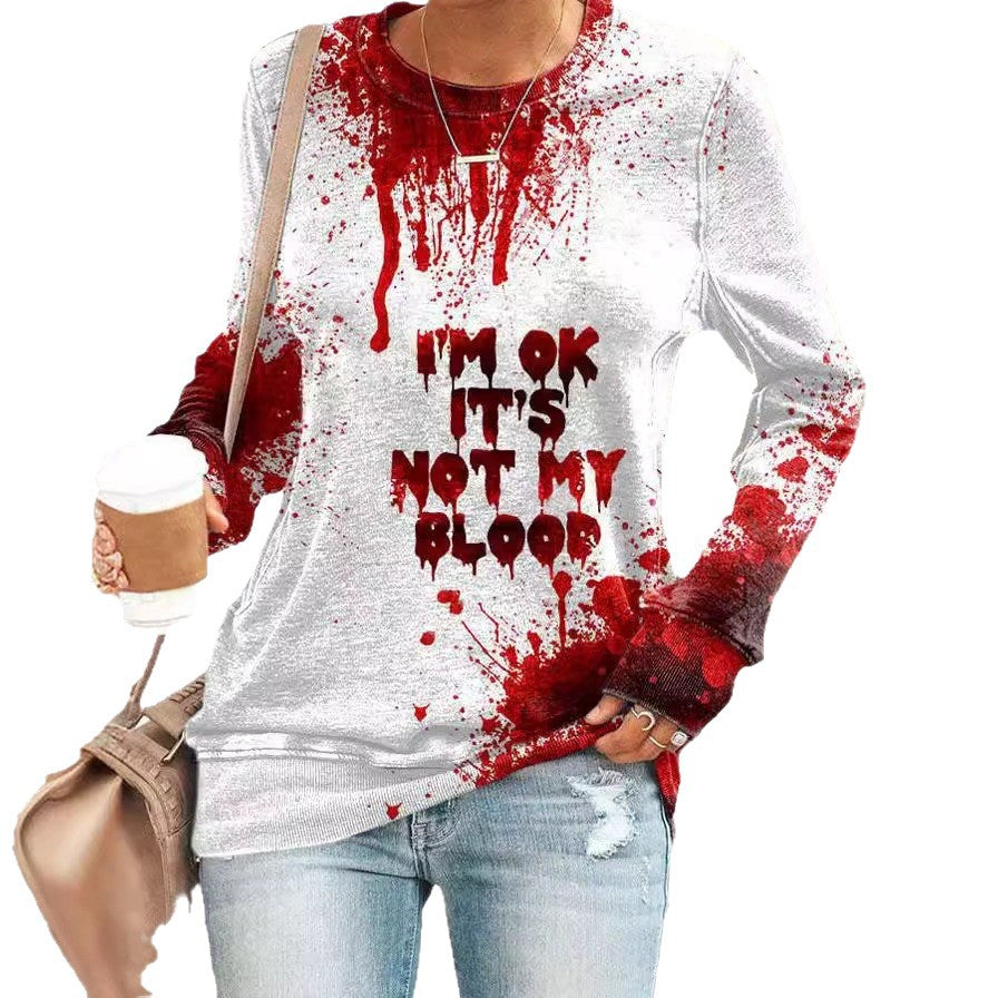 Halloween 3D Printed Pullover Sweatshirt