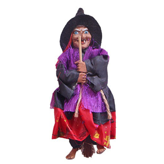 Halloween bar vintage witch ornaments broom haunted