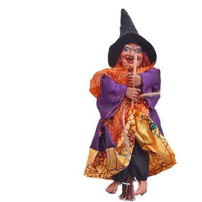 Halloween bar vintage witch ornaments broom haunted