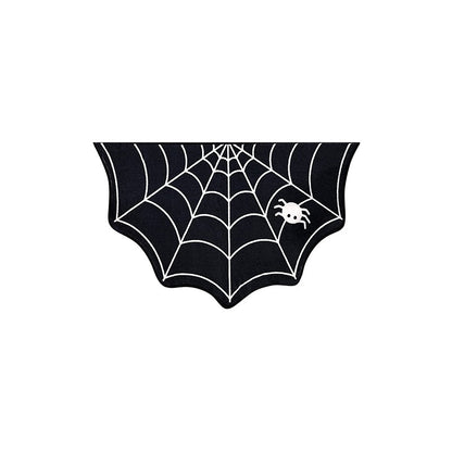 Halloween Bat-Shaped Soft Absorbent Rug