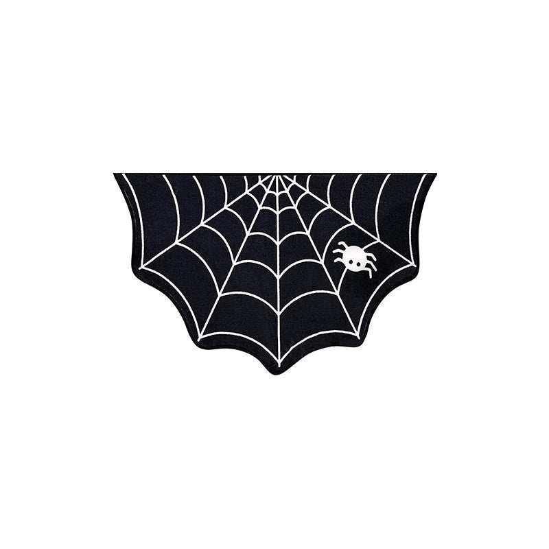 Halloween Bat-Shaped Soft Absorbent Rug