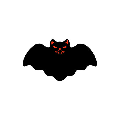 Halloween Bat-Shaped Soft Absorbent Rug