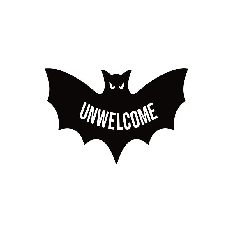 Halloween Bat-Shaped Soft Absorbent Rug