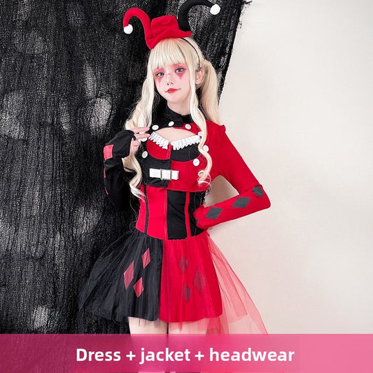 Halloween Clown Costume Set