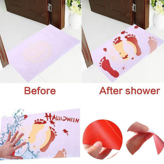 Halloween color-changing carpet spoof props