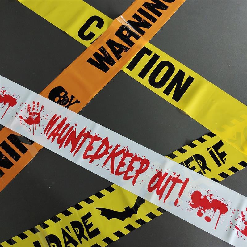 Halloween Decoration Warning Belt