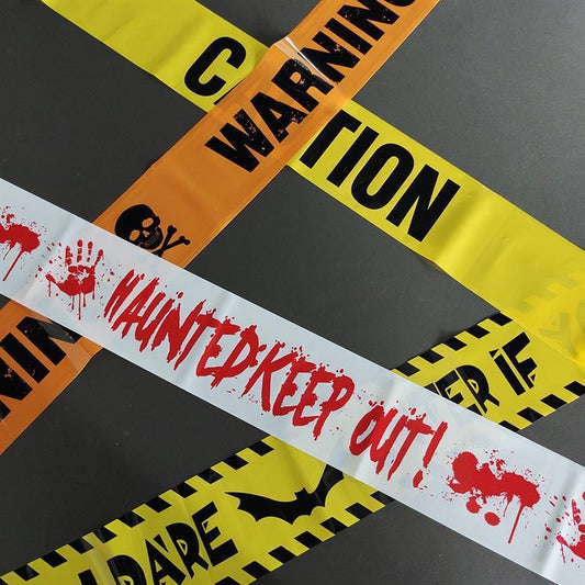Halloween Decoration Warning Belt
