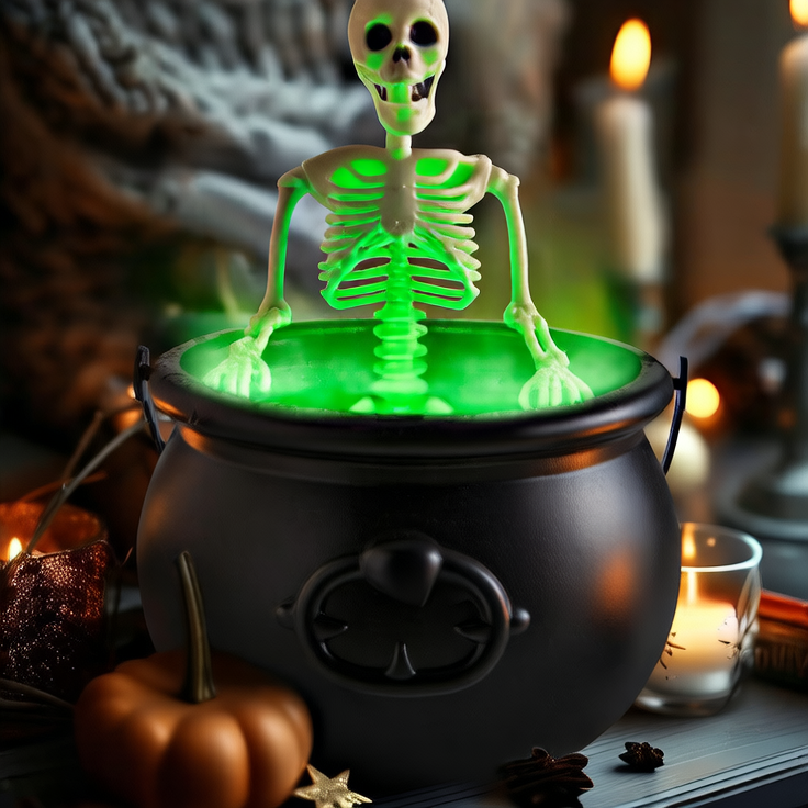 Halloween Decoration with Magic Floating Potion Bottle