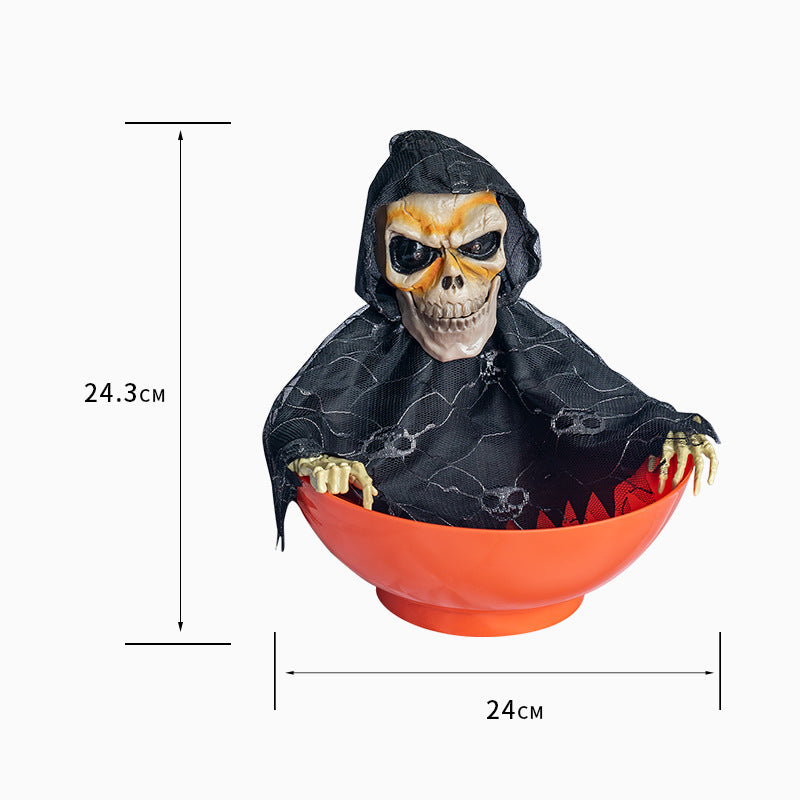 Halloween electric fruit platter Ghost party props