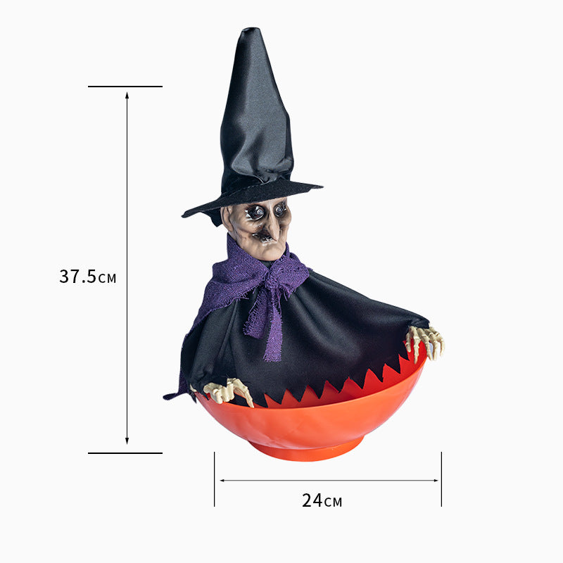 Halloween electric fruit platter Ghost party props