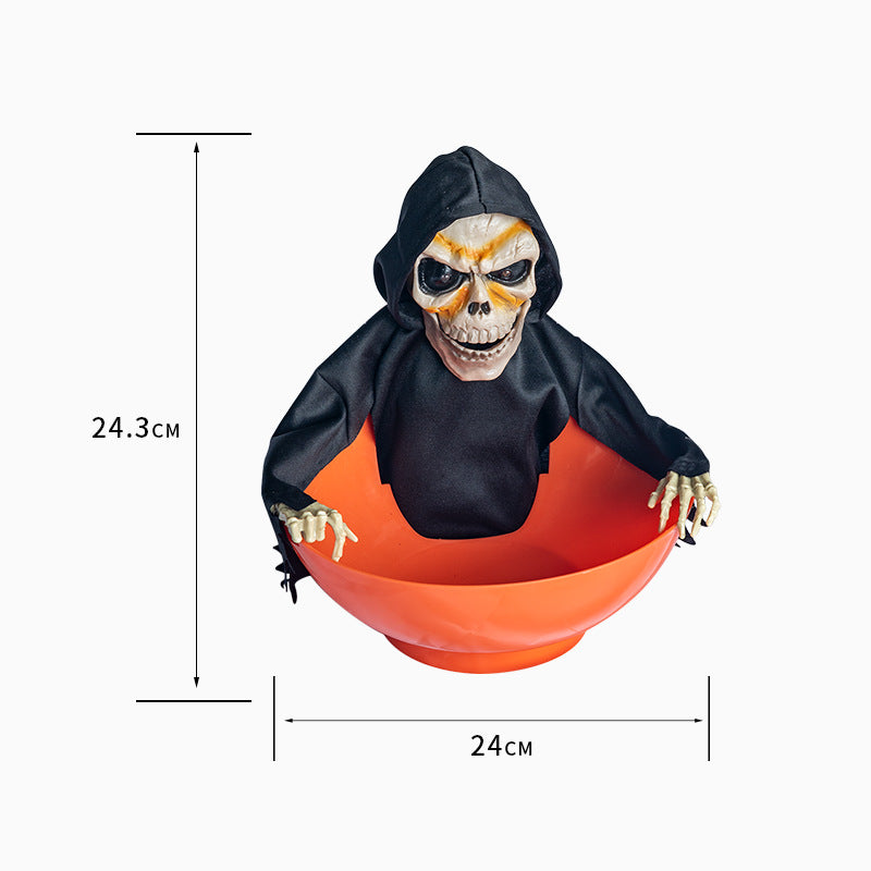 Halloween electric fruit platter Ghost party props