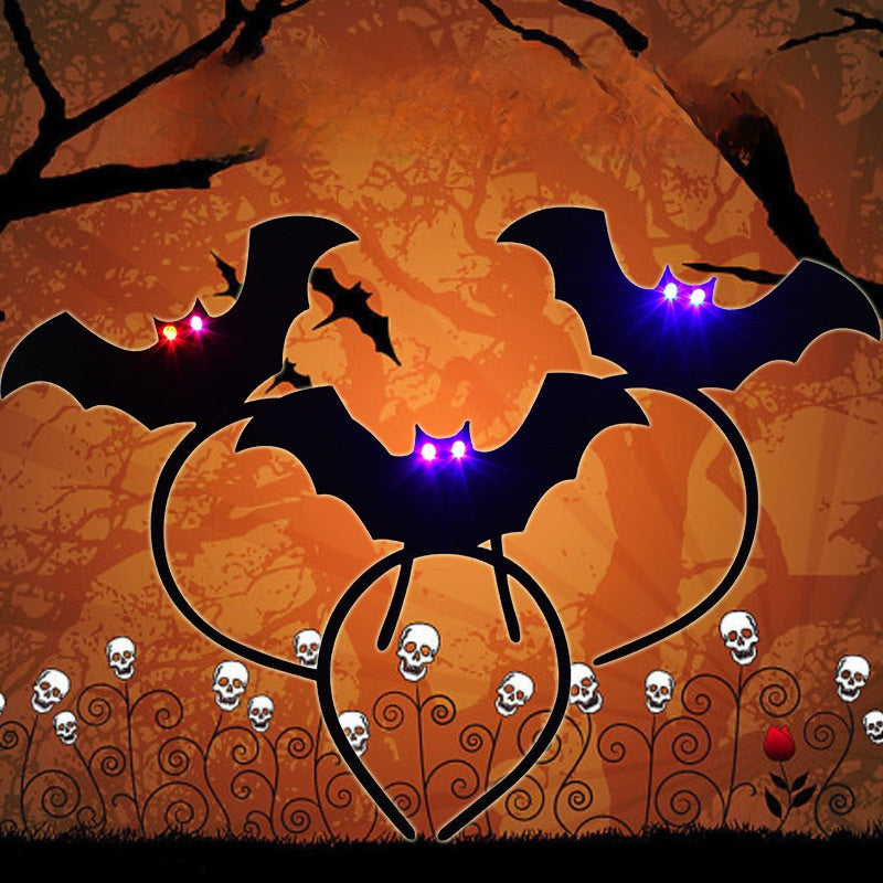 Halloween Glowing Bat Headbands