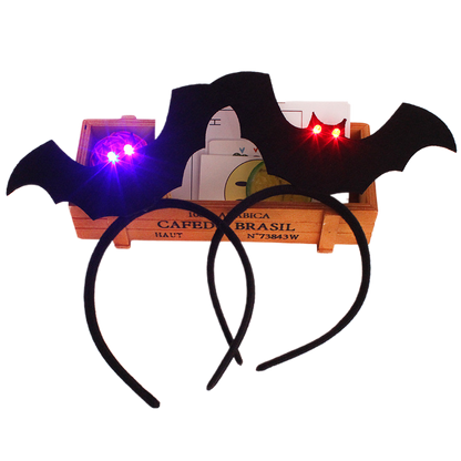 Halloween Glowing Bat Headbands