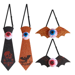 Black luminous tie
