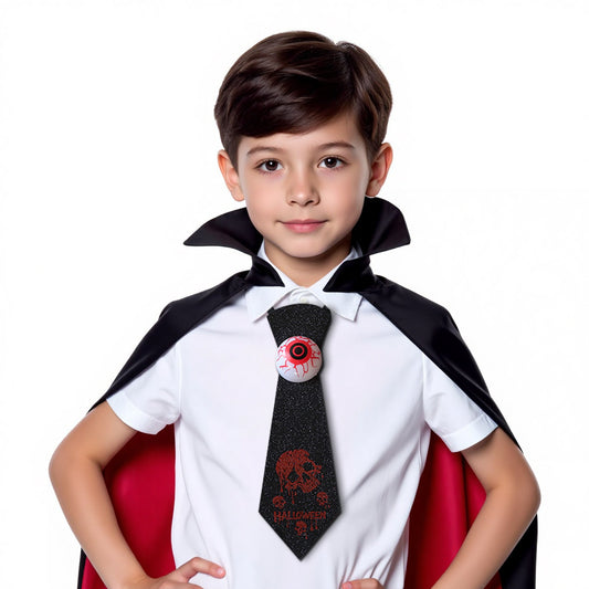 Halloween Glowing Eyeball Tie