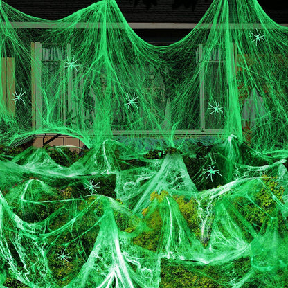 Halloween glowing little spider