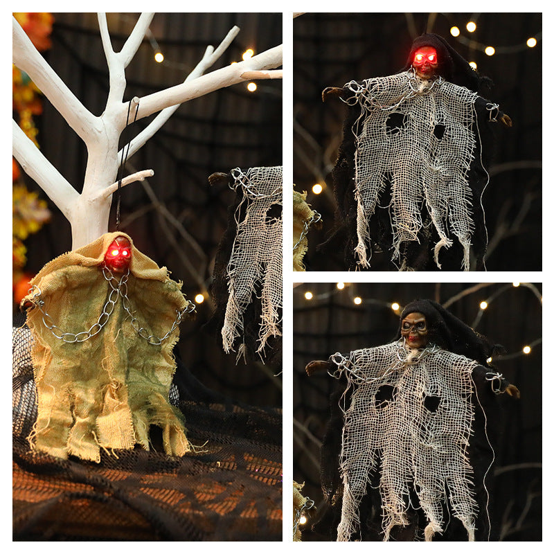 Halloween Glowing Skeleton Hanging Ghost