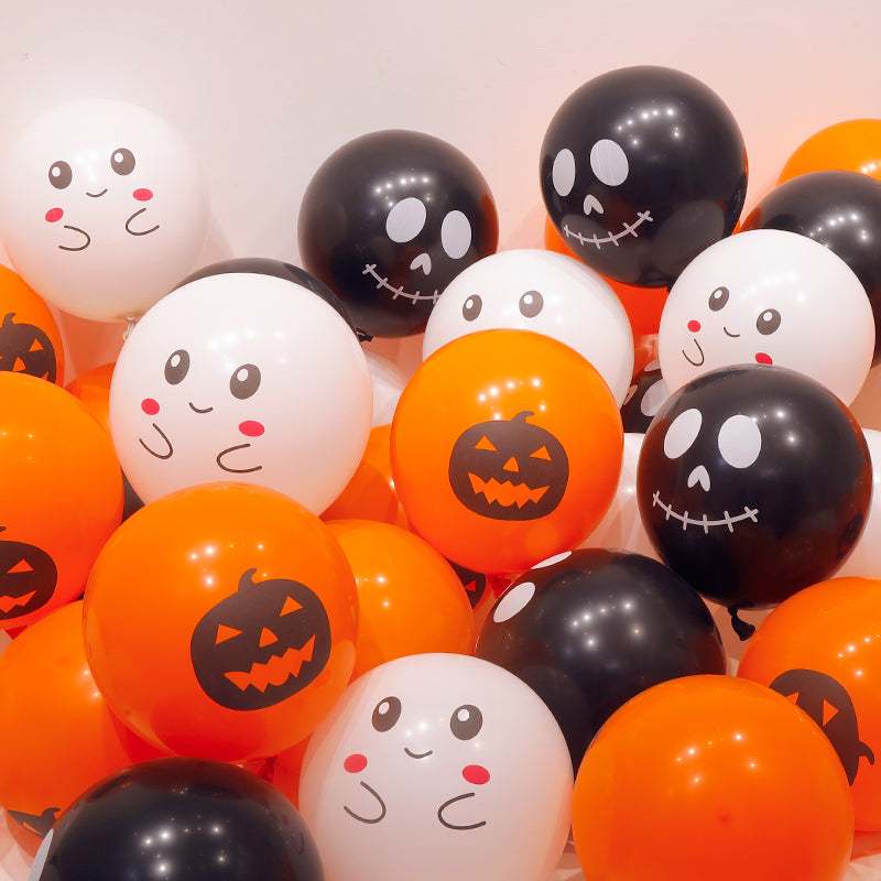 Halloween Latex Balloons Pumpkin Ghost Skull Party Decoration