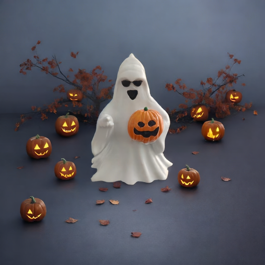 Halloween Little Finger Cute Ghost Eyes Style Middle Finger